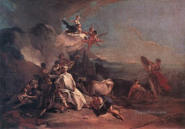Giovanni Battista Tiepolo Painting - The Rape of Europa Giovanni Battista Tiepolo